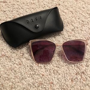DIFF eyewear BECKY rose gold sunglasses BRAND NEW